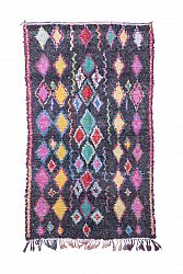 Marockansk Boucherouite-matta 240 x 135 cm