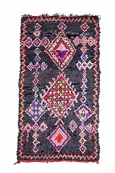Marockansk Boucherouite-matta 265 x 165 cm