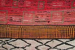 Marockansk Boucherouite-matta 150 x 365 cm