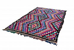 Marockansk Boucherouite-matta 265 x 160 cm