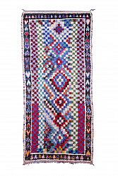Marockansk Boucherouite-matta 325 x 145 cm
