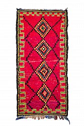 Marockansk Boucherouite-matta 340 x 165 cm