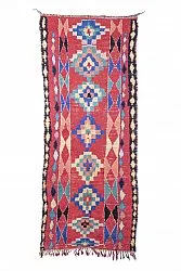 Marockansk Boucherouite-matta 365 x 145 cm