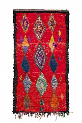 Marockansk Boucherouite-matta 290 x 150 cm