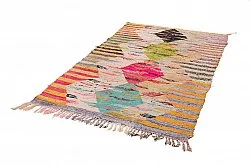 Marockansk Boucherouite-matta 140 x 250 cm