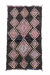 Marockansk Boucherouite-matta 260 x 145 cm