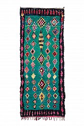 Marockansk Boucherouite-matta 360 x 140 cm