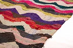 Marockansk Boucherouite-matta 140 x 295 cm