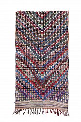 Marockansk Boucherouite-matta 230 x 125 cm