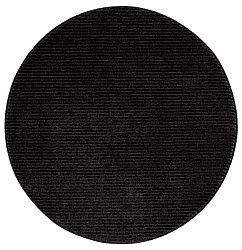 Runda mattor - Grace (svart)