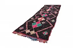Marockansk Boucherouite-matta 405 x 130 cm