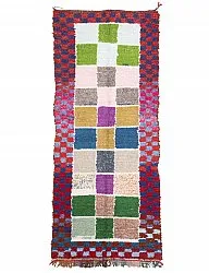 Marockansk Boucherouite-matta 280 x 115 cm