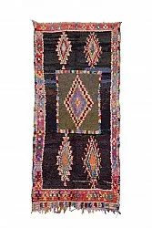 Marockansk Boucherouite-matta 280 x 130 cm