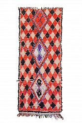 Marockansk Boucherouite-matta 255 x 105 cm