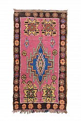 Marockansk Boucherouite-matta 270 x 140 cm