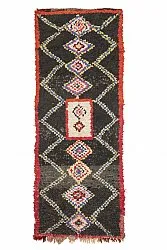 Marockansk Boucherouite-matta 335 x 125 cm