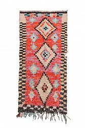 Marockansk Boucherouite-matta 235 x 105 cm