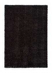 Safir matta rya ryamatta rund svart lång lugg kort 60x120 cm 80x 150 cm 140x200 cm 160x230 cm 200x300 cm