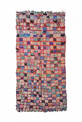 Marockansk Boucherouite-matta 255 x 125 cm