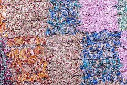 Marockansk Boucherouite-matta 210 x 105 cm