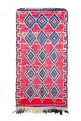 Marockansk Boucherouite-matta 280 x 140 cm