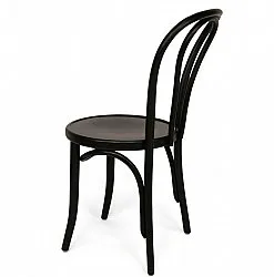 Stol - Bistro (trä/svart) - 2 st