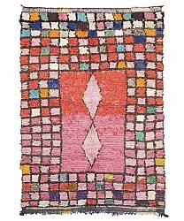 Marockansk Boucherouite-matta 225 x 150 cm