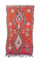 Marockansk Boucherouite-matta 250 x 130 cm