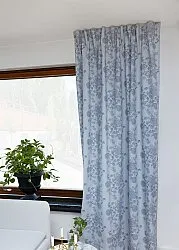 Gardiner - Bomullsgardin Minna (blå)
