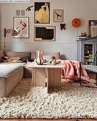 Ullmatta - Aliste Wool Shaggy (alabaster gleam)