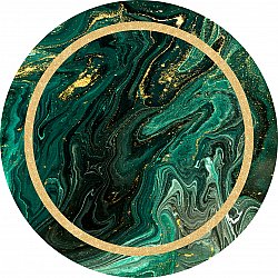 Rund matta - Amelia (grön)
