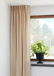 Gardiner - Bomullsgardin Anja (beige)