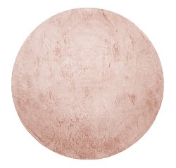 Runda mattor - Aranga Super Soft Fur (rosa)