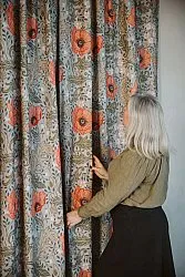 Bomullsgardin - Poppy (beige)