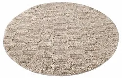 Rund badrumsmatta - Bevin (beige)