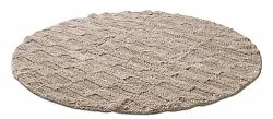 Rund badrumsmatta - Bevin (beige)