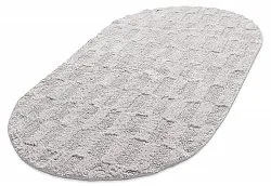 Oval badrumsmatta - Bevin (ljusgrå)
