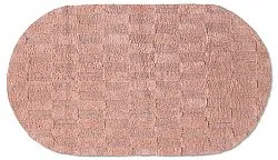 Oval badrumsmatta - Bevin (rosa)