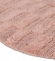 Oval badrumsmatta - Bevin (rosa)