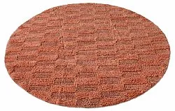 Rund badrumsmatta - Bevin (terrakotta)