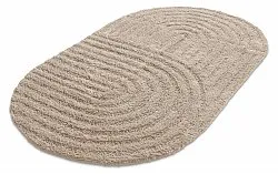 Oval badrumsmatta - Embla (beige)