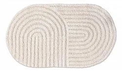 Oval badrumsmatta - Embla (offwhite)