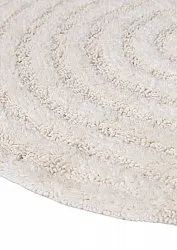 Rund badrumsmatta - Embla (offwhite)