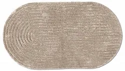 Oval badrumsmatta - Evena (beige)