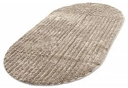 Oval badrumsmatta - Evena (beige)
