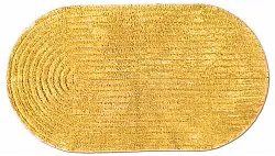 Oval badrumsmatta - Evena (gul)
