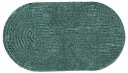 Oval badrumsmatta - Evena (mörkgrön)