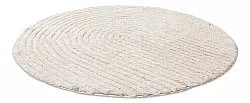 Rund badrumsmatta - Evena (offwhite)