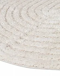 Rund badrumsmatta - Evena (offwhite)