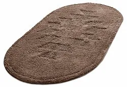 Oval badrumsmatta - Gertie (brun)